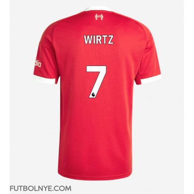 Camiseta Liverpool Florian Wirtz #7 Primera Equipación 2025-26 manga corta Camiseta Liverpool Florian Wirtz #7 Primera Equipación 2025-26 manga corta